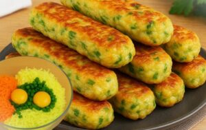 Vegetable Fritters – Recipe with Oatmeal in the Air Fryer, in minutes - 1